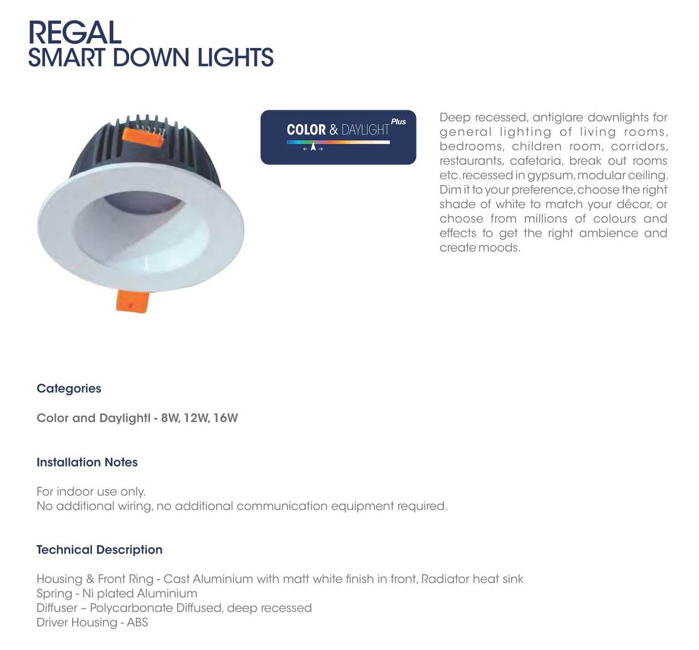 Regal Smart Down Lights